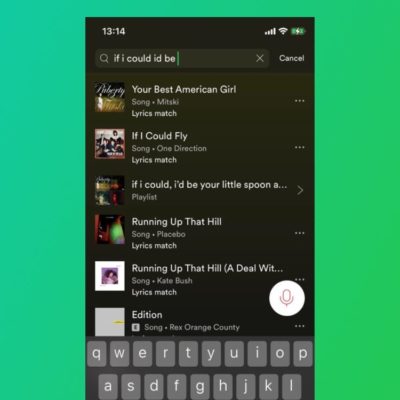 Spotify come Apple Music: ora puoi cercare una canzone partendo dal testo