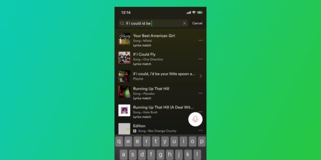 Spotify come Apple Music: ora puoi cercare una canzone partendo dal testo