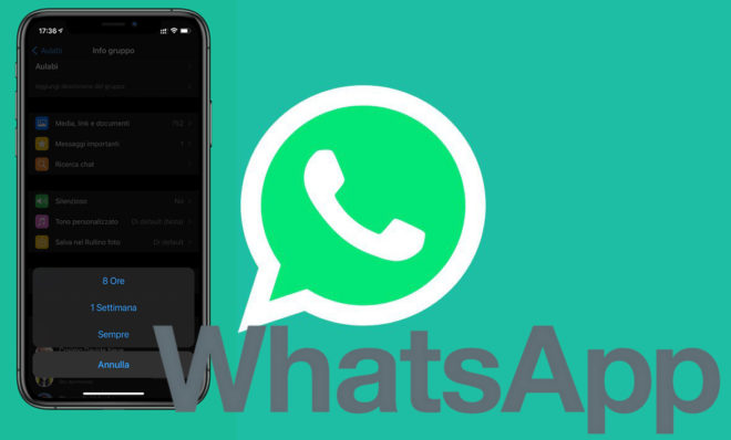 Ora possiamo silenziare “per sempre” le notifiche di WhatsApp
