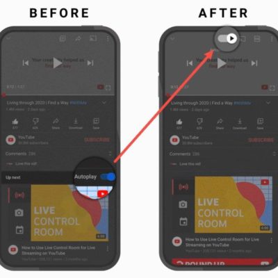 YouTube si aggiorna con nuove gesture su iOS