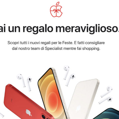 Apple lancia la guida ai regali di Natale 2020