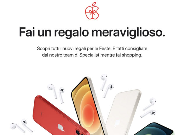 Apple lancia la guida ai regali di Natale 2020