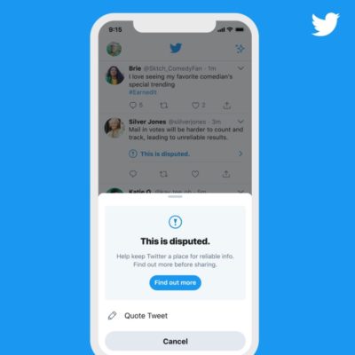 Twitter avvisa gli utenti che mettono il like ai post “fuorvianti”