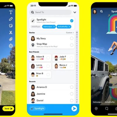 Snapchat lancia la sfida a TikTok con Spotlight