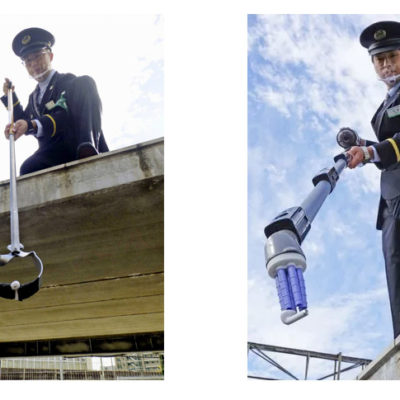 In Giappone inventano l’aspirapolvere per recuperare gli AirPods tra i binari