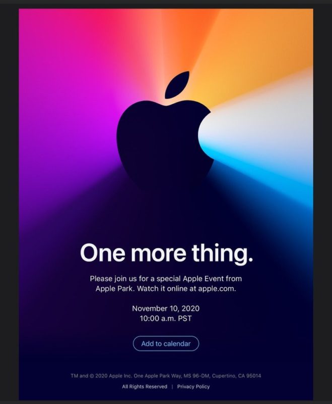 apple One more thing