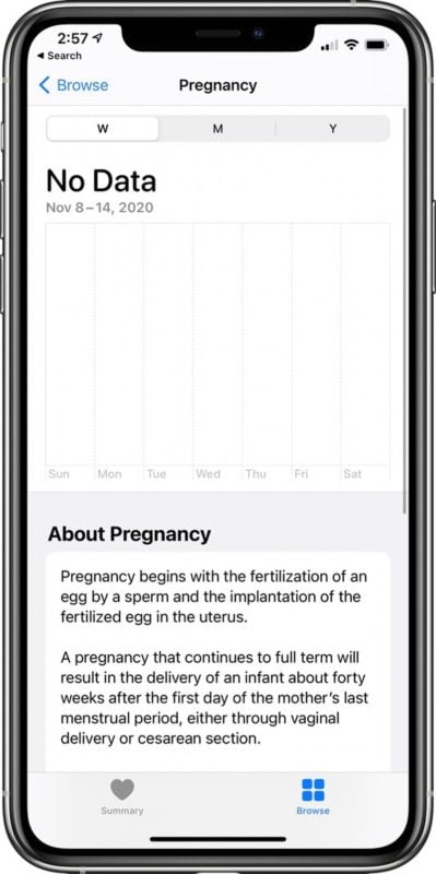 apple-health-app-pregnancy