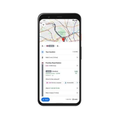 Google Maps: arrivano nuove funzioni legate alla pandemia