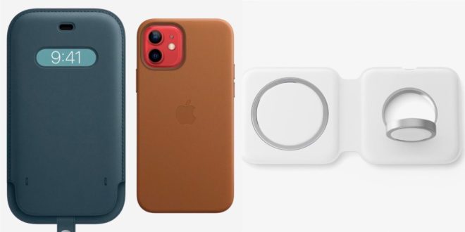 Le custodie MagSafe in pelle disponibili da domani, MagSafe Duo Charger solo nel 2021?