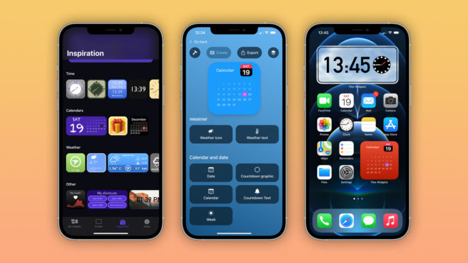 Flex Widgets: crea i tuoi widget per iPhone
