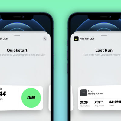 Nike Run Club si aggiorna con i widget per iOS 14
