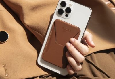 Snap-on, il portafoglio Magsafe che si trasforma in stand