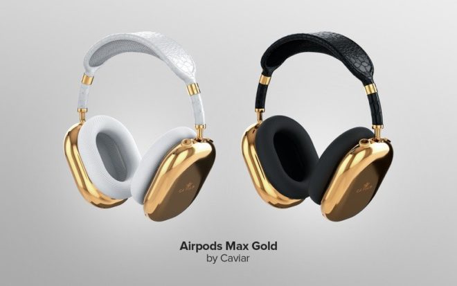 Caviar presenta le costosissime AirPods Max in oro