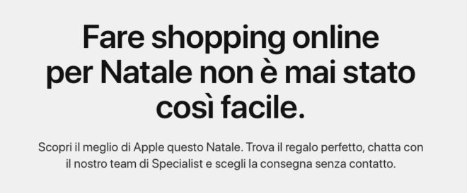 Apple pubblica le date per acquistare un dispositivo e riceverlo entro Natale