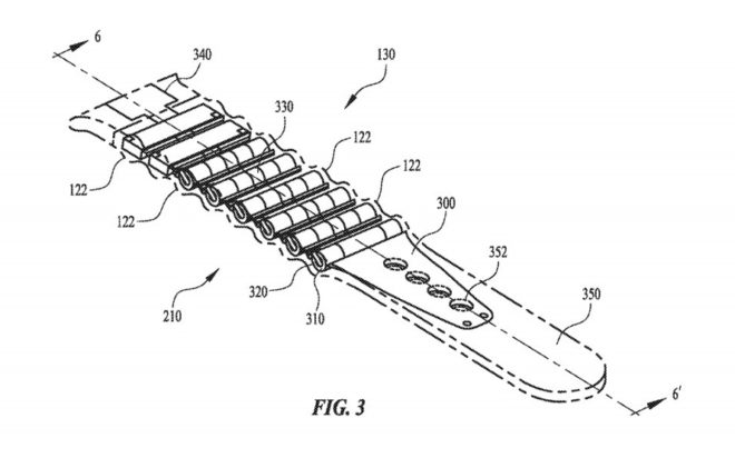 Apple brevetta il cinturino con batteria per Apple Watch