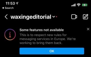 Facebook disabilita alcune funzioni di Messenger e Instagram in Europa