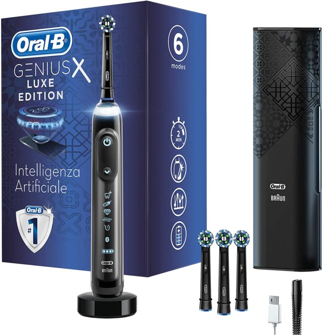Oral-B Genius X: lo spazzolino con intelligenza artificiale in offerta su Amazon