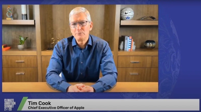 tim cook Climate Ambition Summit