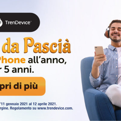 5 anni da Pascià: vinci un iPhone all’anno, per 5 anni – Concorso a premi TrenDevice