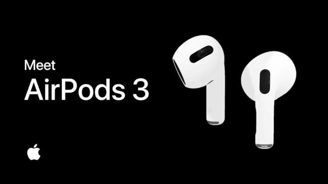 Concept immagina AirPods 3 con supporto MagSafe