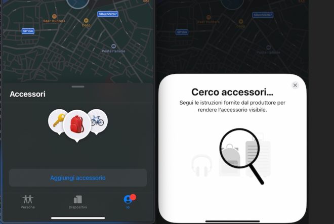 L’app Dov’è di Apple ha già una scheda dedicata agli AirTags