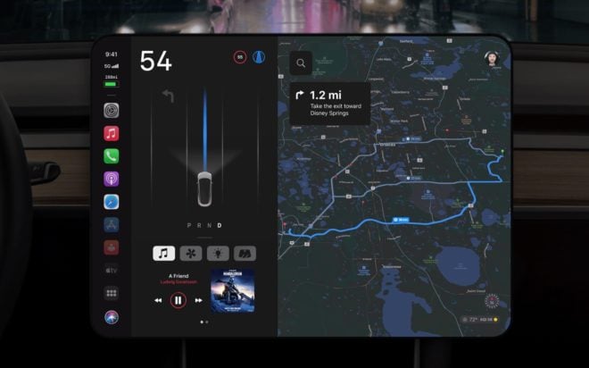 Concept mostra la possibile UI di Apple Car