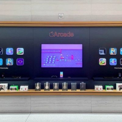 Alcuni Apple Store ora dispongono di un pannello interattivo per Apple Arcade