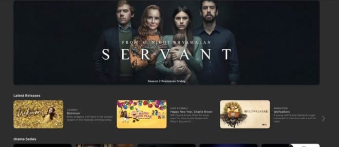 Apple aggiorna l’interfaccia web di Apple TV+