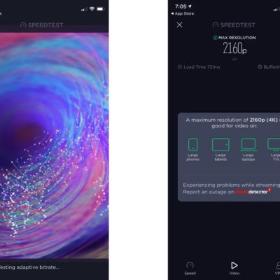 Ookla Speedtest permette di misurare la connessione video streaming