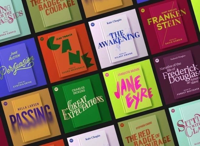 Spotify testa il mercato degli audiolibri con una raccolta di classici letterari