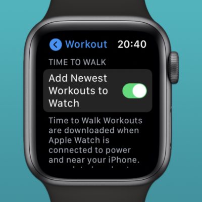 La beta di iOS 14.4 suggerisce l’arrivo della funzione “Time to Walk” su Apple Watch