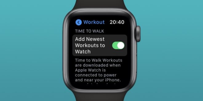 La beta di iOS 14.4 suggerisce l’arrivo della funzione “Time to Walk” su Apple Watch