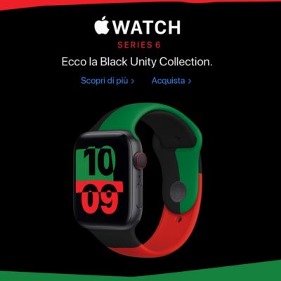 Apple Watch Black Unity Collection è disponibile per l’acquisto (insieme a nuovi sfondi)