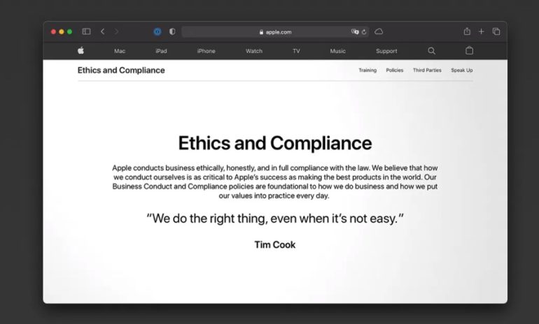 Ethics and Compliance