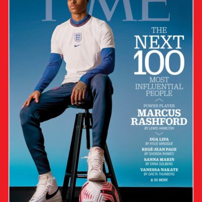La copertina di Time con Marcus Rashford scattata con iPhone