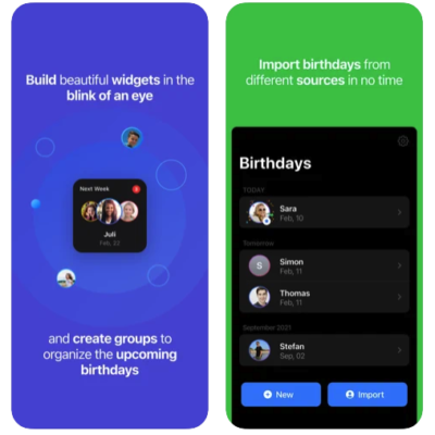 Birthday Widget Studi‪o: niente più compleanni dimenticati