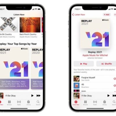 La playlist “Replay 2021” è ora disponibile su Apple Music