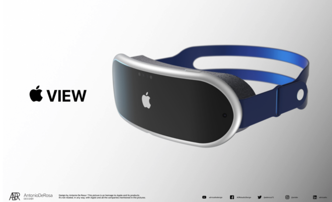 Apple View: ecco un concept del futuro visore AR di Apple