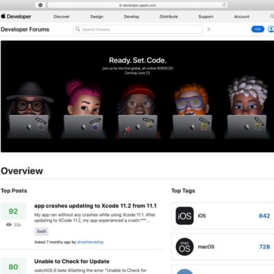 Apple migliora il forum dedicato agli sviluppatori