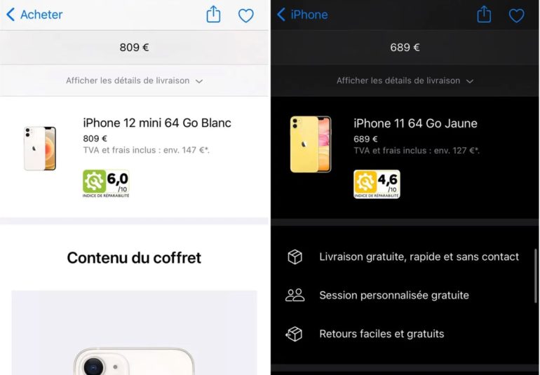 indice riparabilit&agrave; iphone