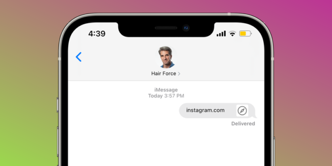 Instagram conferma il bug con le anteprime dei link in iMessage