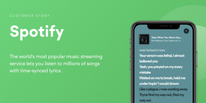 Spotify espande i test della funzione live lyrics negli USA