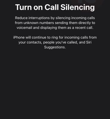 iOS 14.5 mette in primo piano la funzione per evitare le chiamate indesiderate