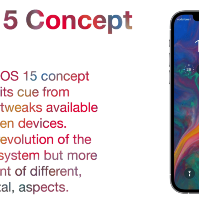 Concept immagina le novità di iOS 15