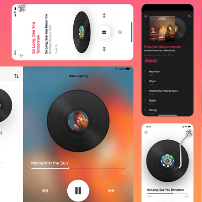 Vinyls, la musica su iPhone cambia look