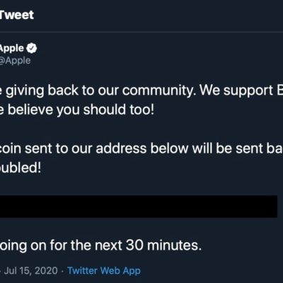 Tre anni di carcere per il ragazzo che entrò nel profilo Twitter di Apple