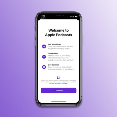 iOS 14.5 beta 4 aggiunge alcune novità all’app Podcast