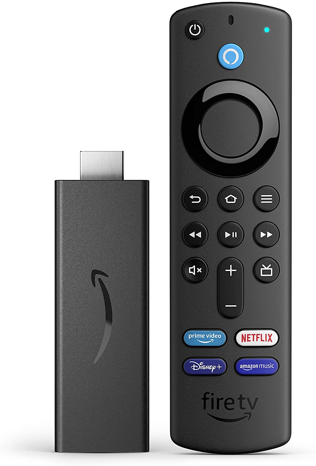 Telecomando Vocale Di Ricambio Per Fire TV Stick (2a/3a/4K/Max/Lite) E TV Cube - Nessun Tasto Volume/On-Off