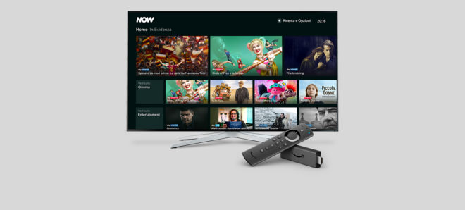 NOW TV disponibile su Amazon Fire TV