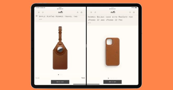 Hermès, disponibile la nuova custodia MagSafe per iPhone 12 e la targhetta da viaggio con AirTag